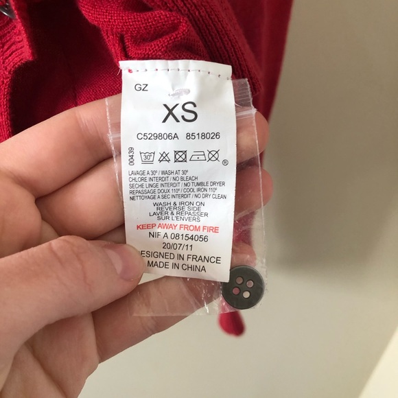 Red vintage cardigan - Picture 6 of 6